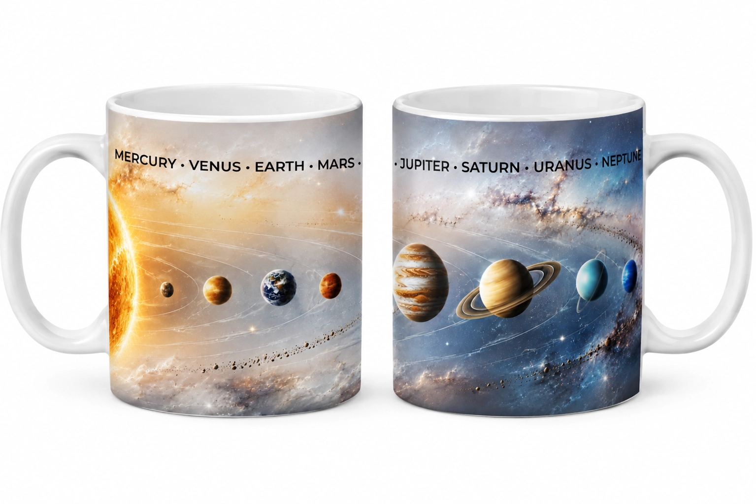 Space Atlas seeria “Solar System” keraamiline kruus, 330 ml - Pilt 3