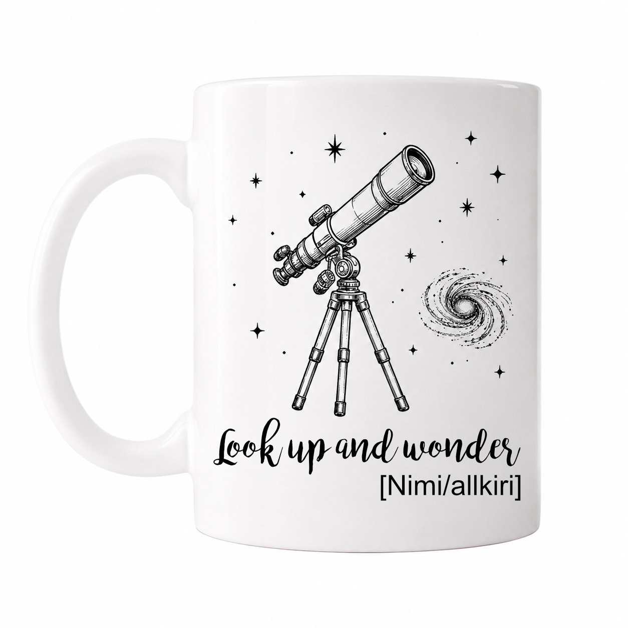 Space Retro seeria “Look up and wonder” keraamiline kruus, 330 ml