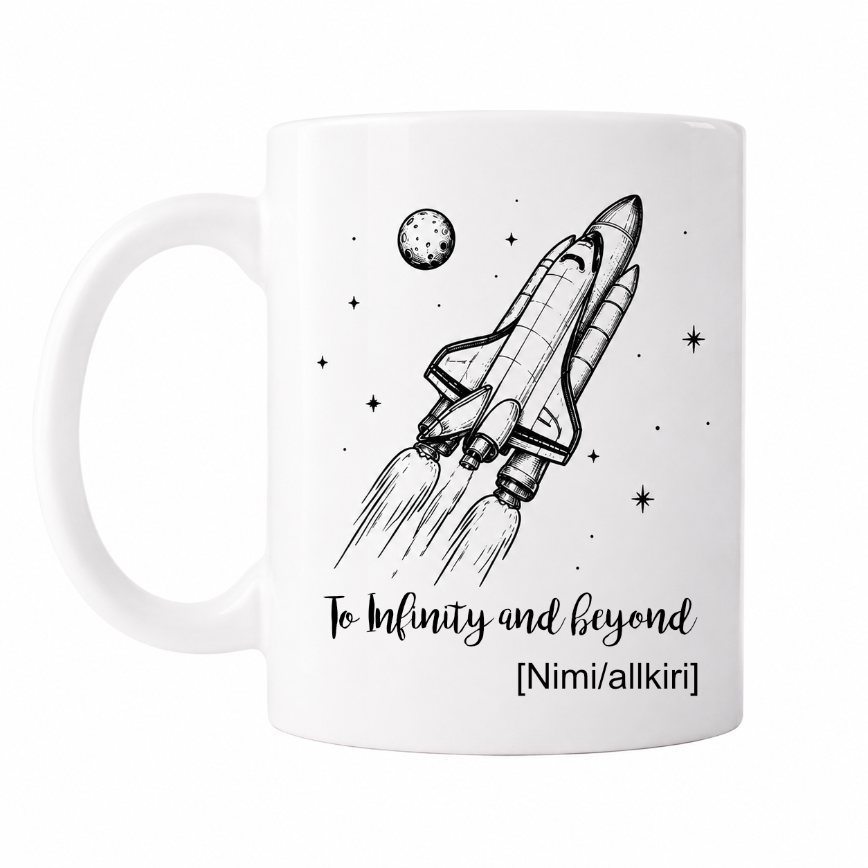 Space Retro seeria “To infinity and beyond” keraamiline kruus, 330 ml