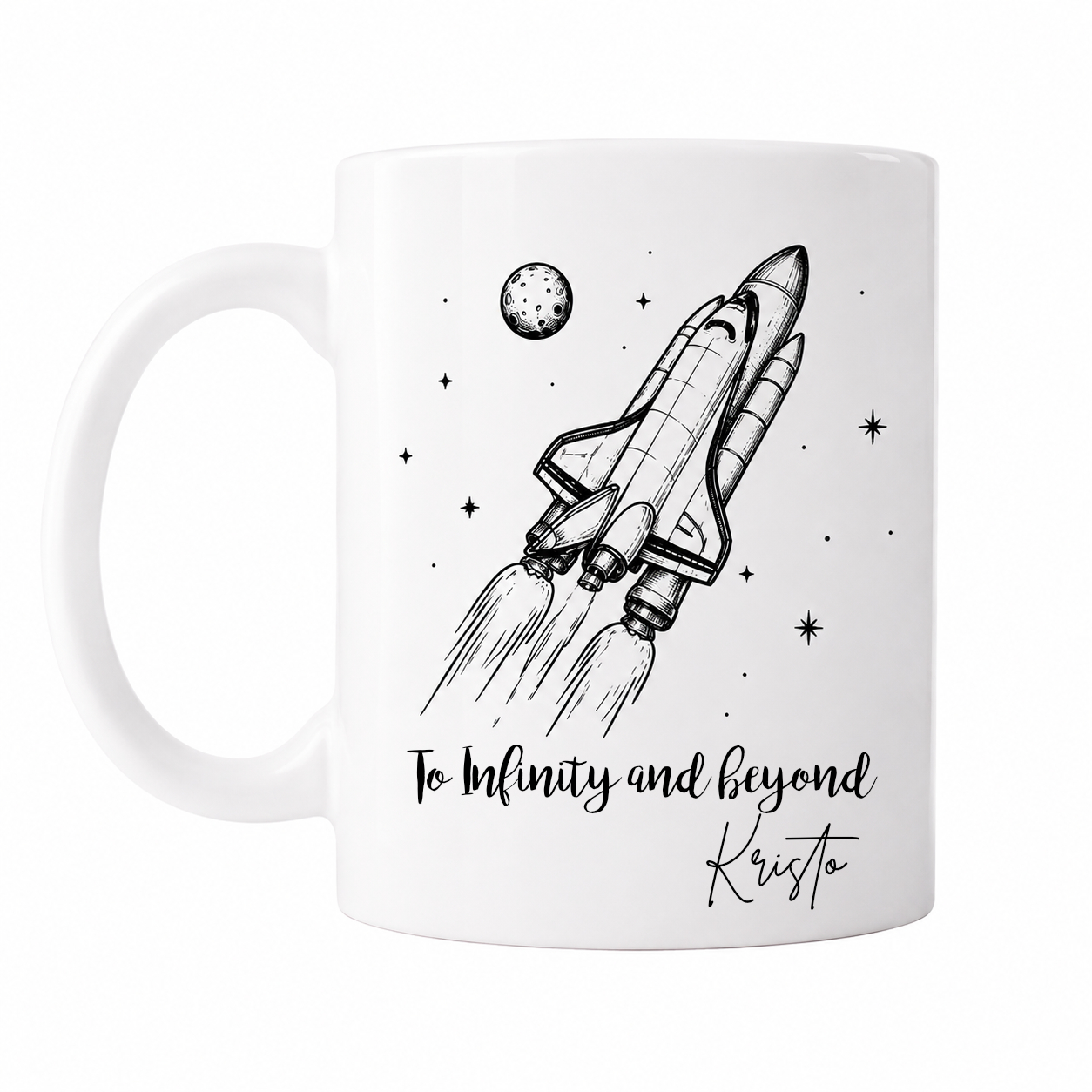 Space Retro seeria “To infinity and beyond” keraamiline kruus, 330 ml - Pilt 2