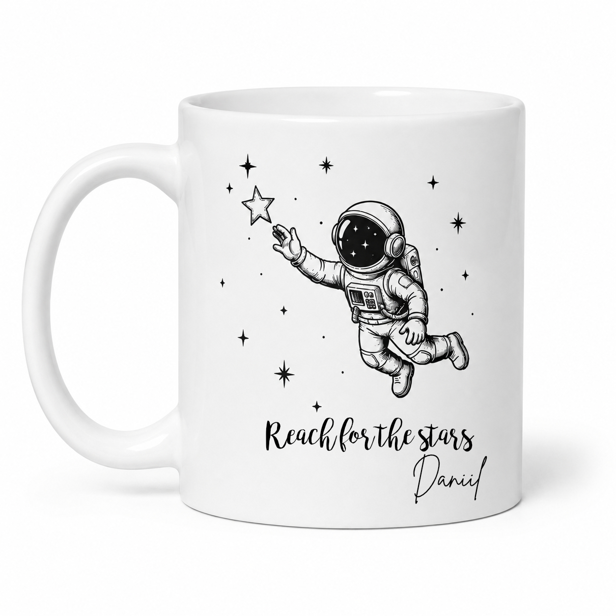 Space Retro seeria “Reach for the stars” keraamiline kruus, 330 ml - Pilt 2