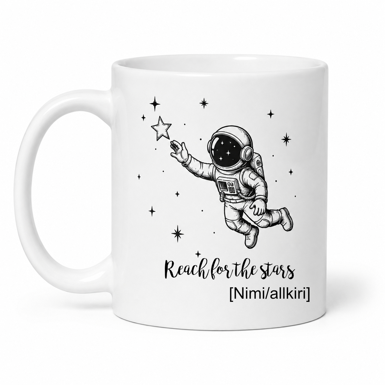 Space Retro seeria “Reach for the stars” keraamiline kruus, 330 ml