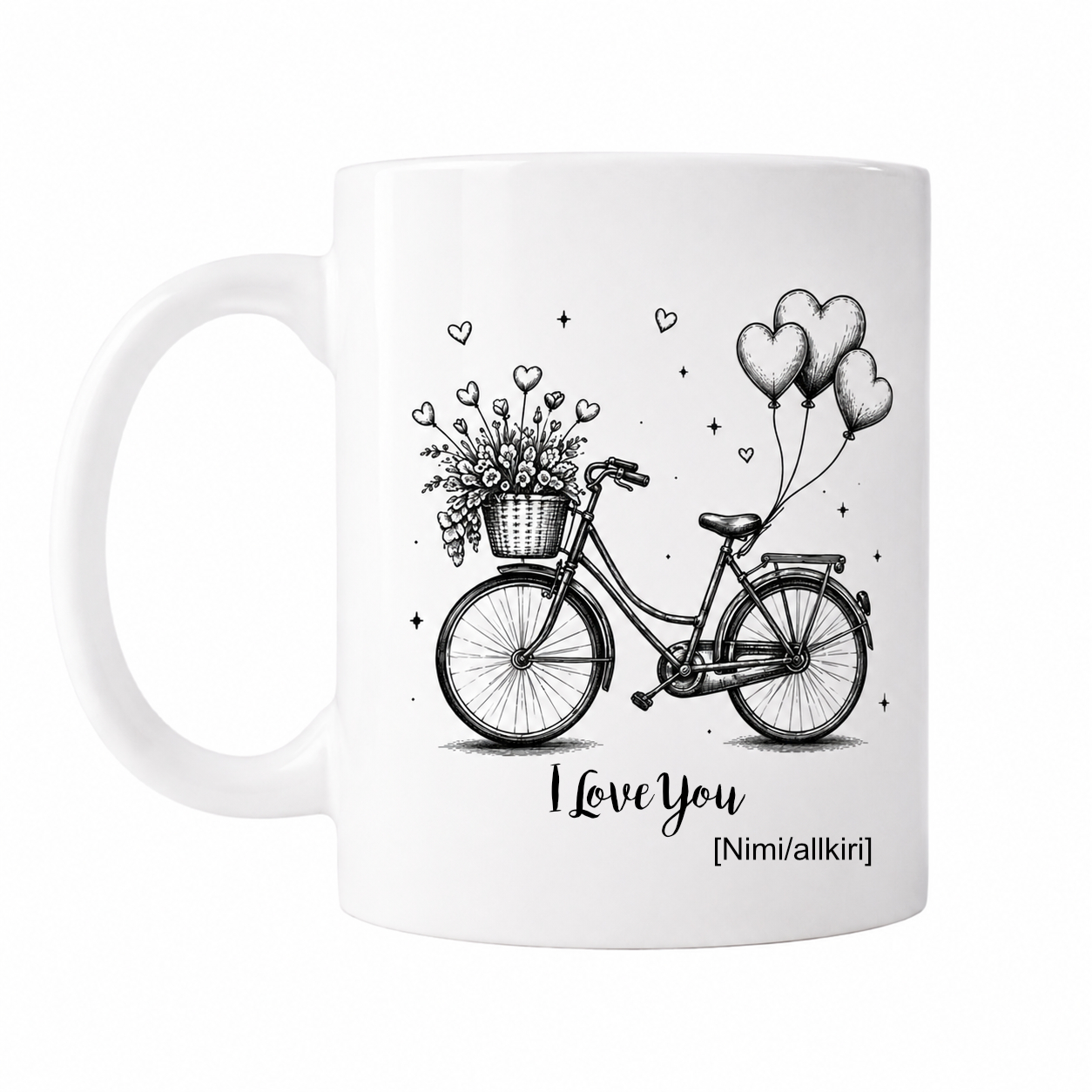 Love Retro seeria “Bike of Love” keraamiline kruus, 330 ml