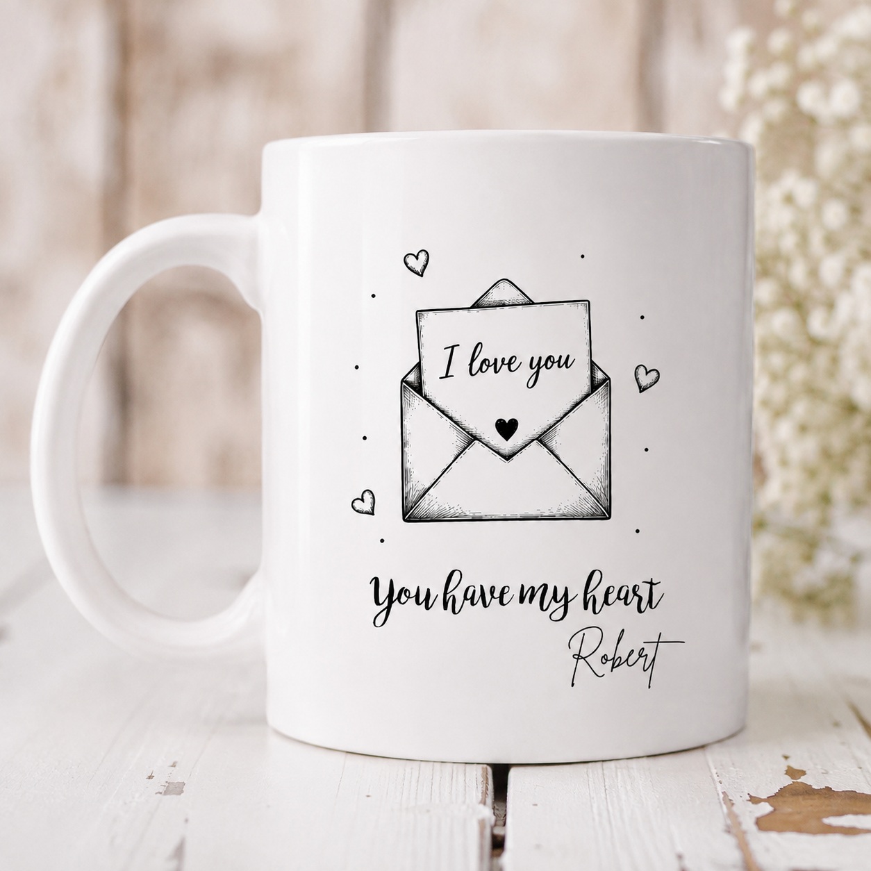 Love Retro seeria “Letter of Love” keraamiline kruus, 330 ml - Pilt 3