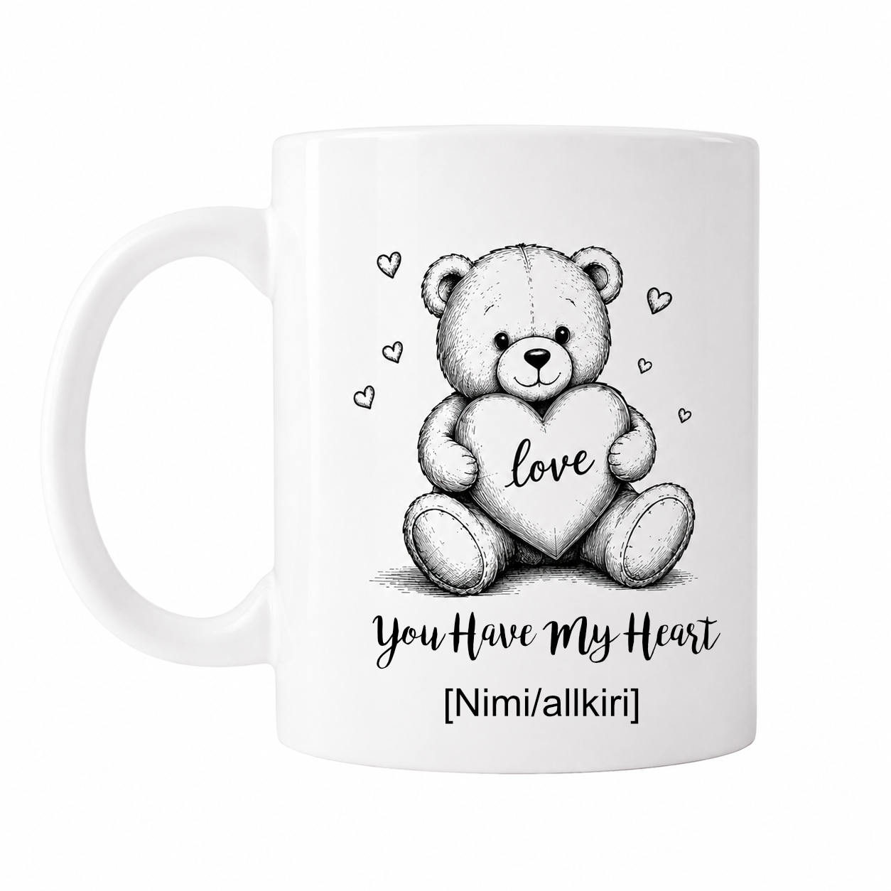 Love Retro seeria “You Have My Heart” keraamiline kruus, 330 ml