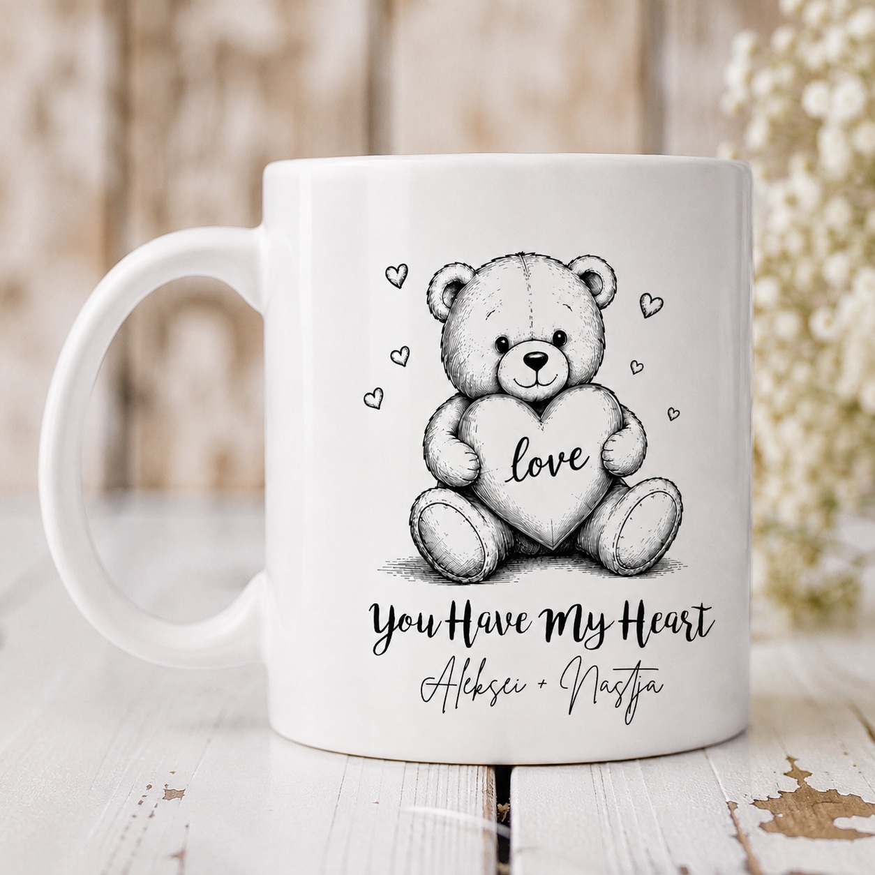 Love Retro seeria “You Have My Heart” keraamiline kruus, 330 ml - Pilt 3