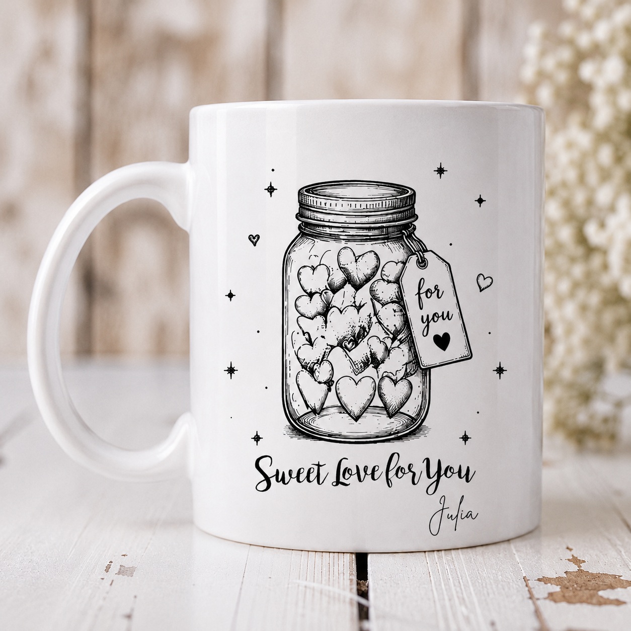 Love Retro seeria “Sweet Love” keraamiline kruus, 330 ml - Pilt 3