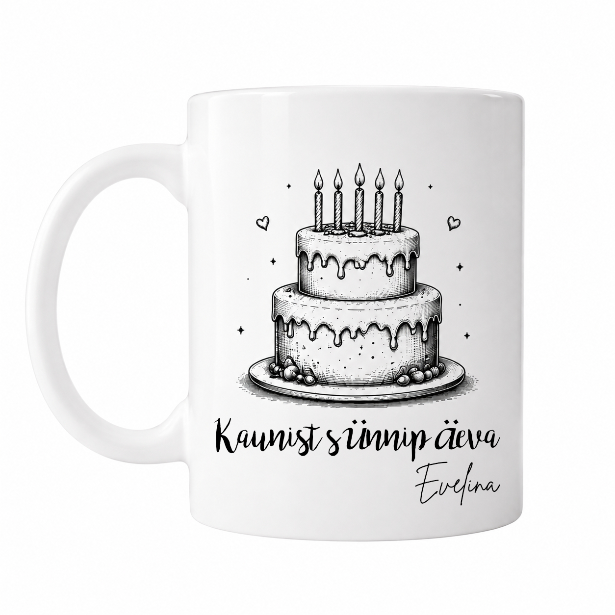Birthday Retro seeria “Cake of Wishes” keraamiline kruus, 330 ml - Pilt 2