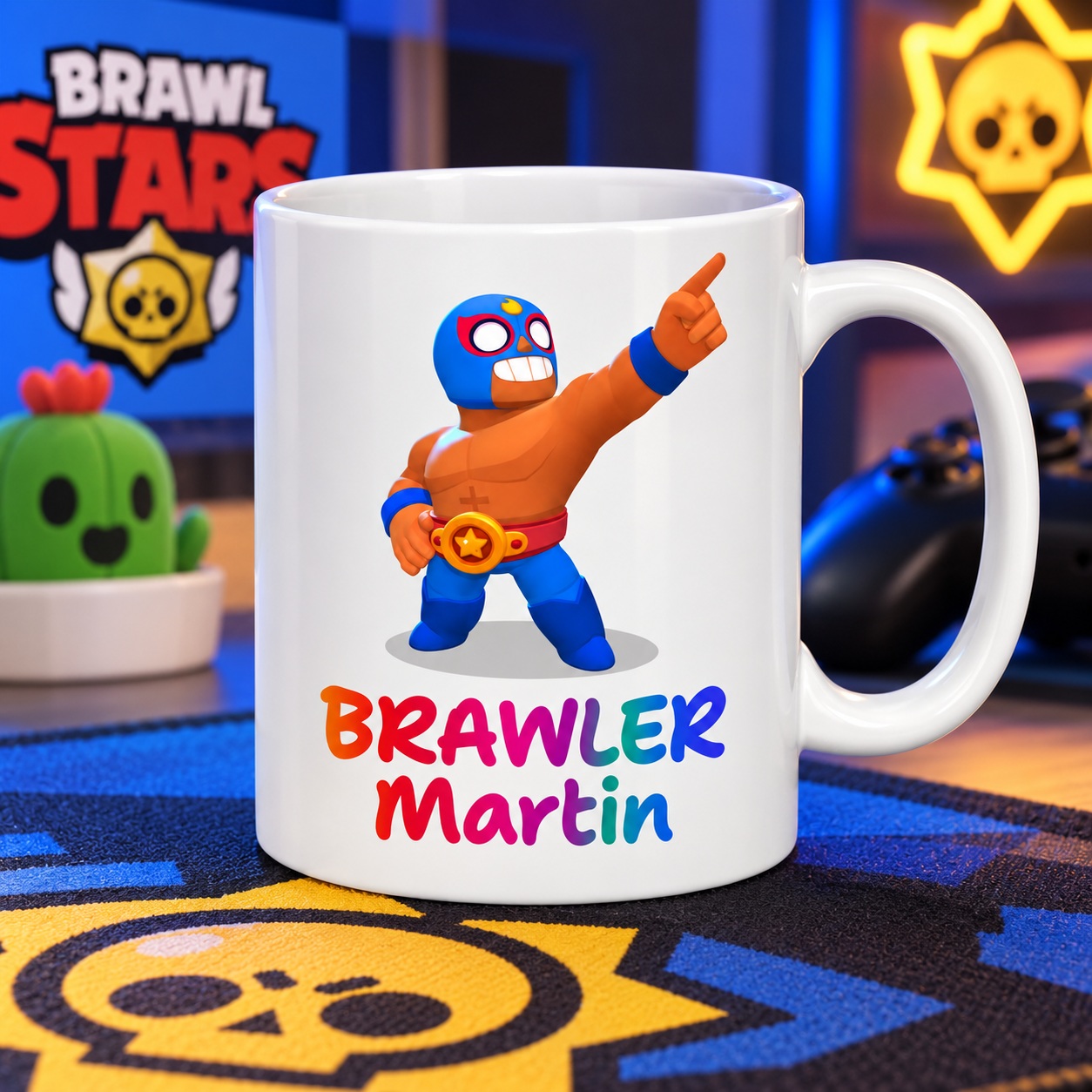 Brawl Stars seeria "Brawler" keraamiline kruus, 330 ml - Pilt 5